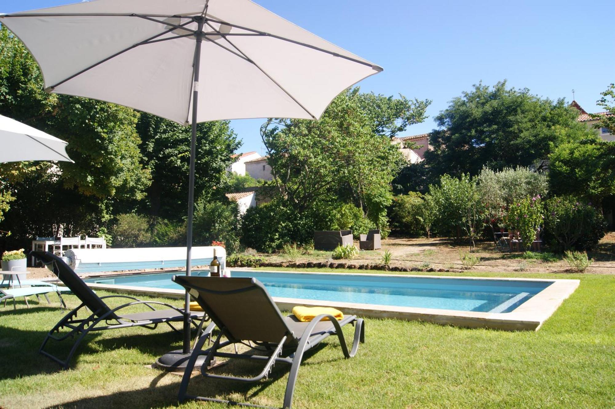Bed and Breakfast Le Petit Moliere Servian Exterior foto
