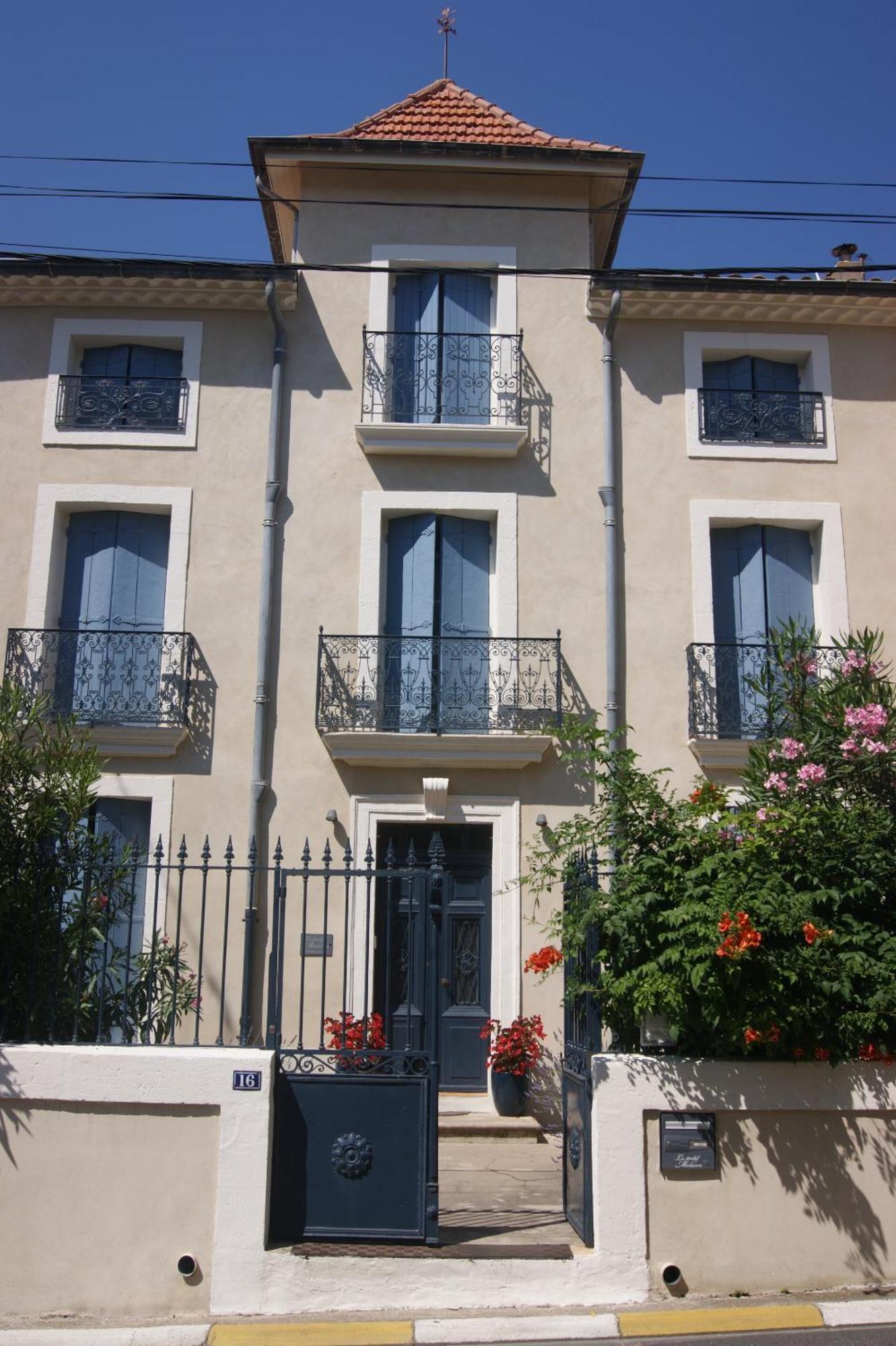 Bed and Breakfast Le Petit Moliere Servian Exterior foto